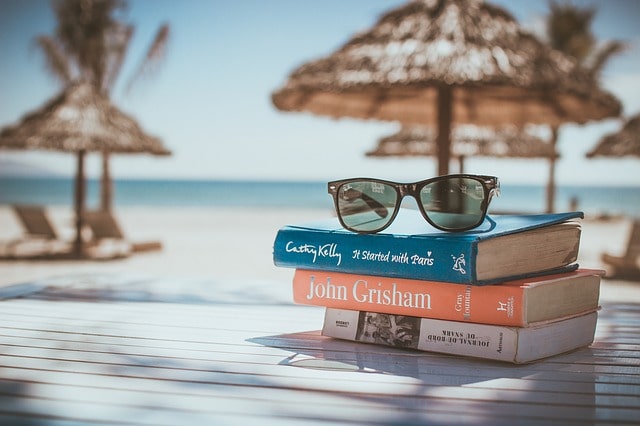 books on the beach